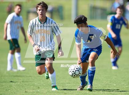 Thumbnail 3 in Christ School vs. Cary Academy (Ravenscroft Soccer Invitational) photogallery.