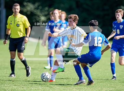 Thumbnail 2 in Christ School vs. Cary Academy (Ravenscroft Soccer Invitational) photogallery.
