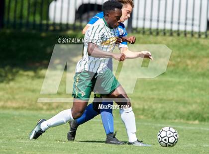 Thumbnail 1 in Christ School vs. Cary Academy (Ravenscroft Soccer Invitational) photogallery.