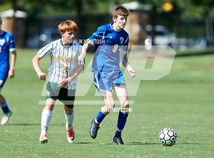 Thumbnail 3 in Christ School vs. Cary Academy (Ravenscroft Soccer Invitational) photogallery.