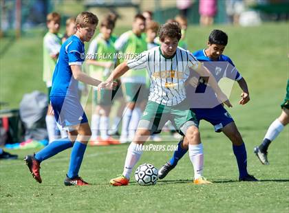 Thumbnail 2 in Christ School vs. Cary Academy (Ravenscroft Soccer Invitational) photogallery.