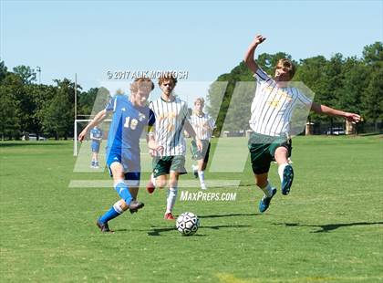 Thumbnail 3 in Christ School vs. Cary Academy (Ravenscroft Soccer Invitational) photogallery.