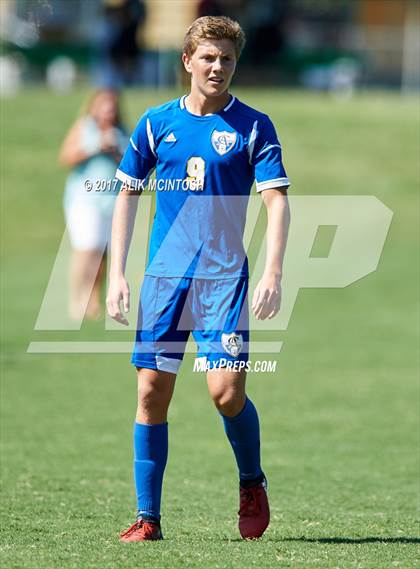 Thumbnail 2 in Christ School vs. Cary Academy (Ravenscroft Soccer Invitational) photogallery.