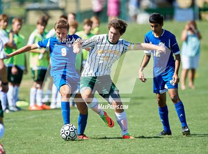 Thumbnail 2 in Christ School vs. Cary Academy (Ravenscroft Soccer Invitational) photogallery.