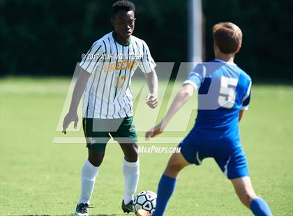 Thumbnail 3 in Christ School vs. Cary Academy (Ravenscroft Soccer Invitational) photogallery.