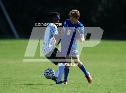 Thumbnail 3 in Christ School vs. Cary Academy (Ravenscroft Soccer Invitational) photogallery.