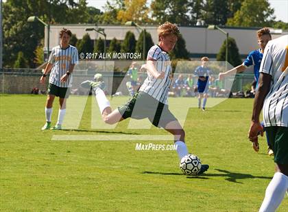 Thumbnail 2 in Christ School vs. Cary Academy (Ravenscroft Soccer Invitational) photogallery.