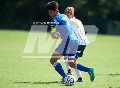 Thumbnail 3 in Christ School vs. Cary Academy (Ravenscroft Soccer Invitational) photogallery.