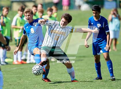 Thumbnail 3 in Christ School vs. Cary Academy (Ravenscroft Soccer Invitational) photogallery.