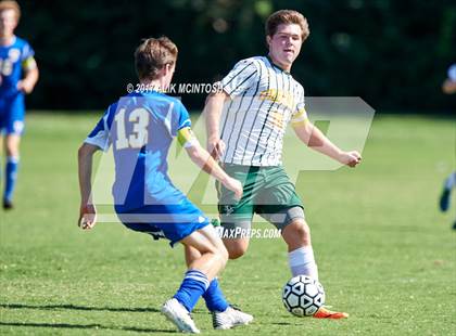 Thumbnail 2 in Christ School vs. Cary Academy (Ravenscroft Soccer Invitational) photogallery.