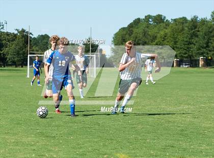 Thumbnail 3 in Christ School vs. Cary Academy (Ravenscroft Soccer Invitational) photogallery.