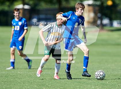 Thumbnail 2 in Christ School vs. Cary Academy (Ravenscroft Soccer Invitational) photogallery.