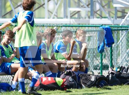 Thumbnail 3 in Christ School vs. Cary Academy (Ravenscroft Soccer Invitational) photogallery.