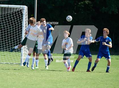 Thumbnail 2 in Christ School vs. Cary Academy (Ravenscroft Soccer Invitational) photogallery.