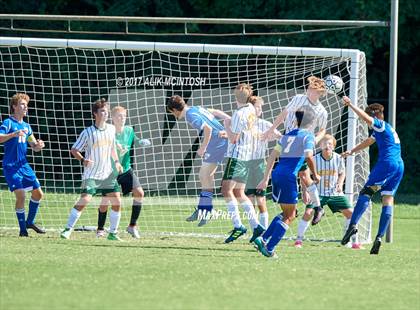 Thumbnail 2 in Christ School vs. Cary Academy (Ravenscroft Soccer Invitational) photogallery.