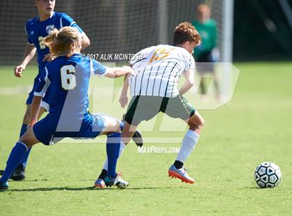 Thumbnail 2 in Christ School vs. Cary Academy (Ravenscroft Soccer Invitational) photogallery.