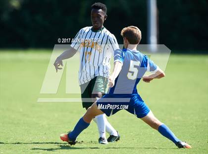 Thumbnail 2 in Christ School vs. Cary Academy (Ravenscroft Soccer Invitational) photogallery.