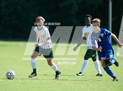 Thumbnail 2 in Christ School vs. Cary Academy (Ravenscroft Soccer Invitational) photogallery.