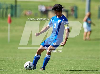 Thumbnail 2 in Christ School vs. Cary Academy (Ravenscroft Soccer Invitational) photogallery.