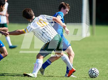 Thumbnail 2 in Christ School vs. Cary Academy (Ravenscroft Soccer Invitational) photogallery.