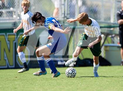 Thumbnail 3 in Christ School vs. Cary Academy (Ravenscroft Soccer Invitational) photogallery.