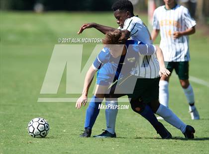 Thumbnail 3 in Christ School vs. Cary Academy (Ravenscroft Soccer Invitational) photogallery.