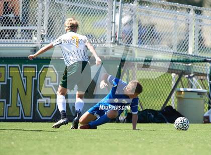 Thumbnail 3 in Christ School vs. Cary Academy (Ravenscroft Soccer Invitational) photogallery.