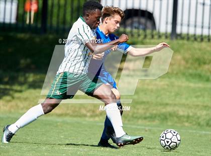 Thumbnail 3 in Christ School vs. Cary Academy (Ravenscroft Soccer Invitational) photogallery.