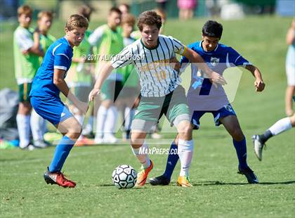 Thumbnail 3 in Christ School vs. Cary Academy (Ravenscroft Soccer Invitational) photogallery.