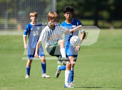 Thumbnail 3 in Christ School vs. Cary Academy (Ravenscroft Soccer Invitational) photogallery.