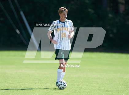 Thumbnail 2 in Christ School vs. Cary Academy (Ravenscroft Soccer Invitational) photogallery.