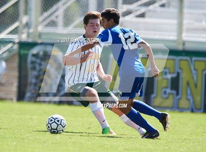 Thumbnail 3 in Christ School vs. Cary Academy (Ravenscroft Soccer Invitational) photogallery.
