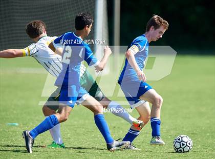 Thumbnail 1 in Christ School vs. Cary Academy (Ravenscroft Soccer Invitational) photogallery.