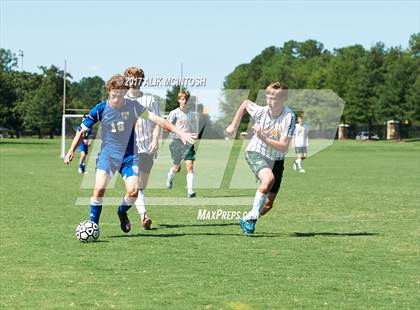 Thumbnail 1 in Christ School vs. Cary Academy (Ravenscroft Soccer Invitational) photogallery.