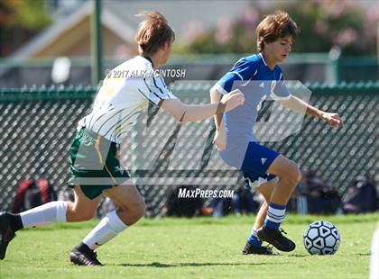 Thumbnail 3 in Christ School vs. Cary Academy (Ravenscroft Soccer Invitational) photogallery.
