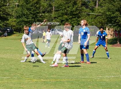 Thumbnail 3 in Christ School vs. Cary Academy (Ravenscroft Soccer Invitational) photogallery.