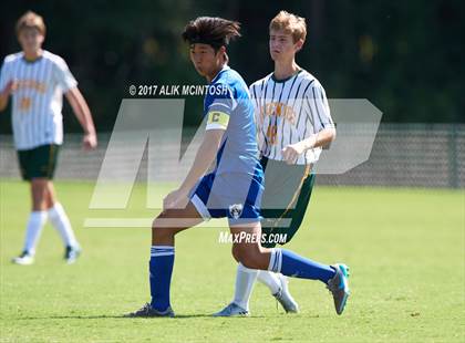 Thumbnail 1 in Christ School vs. Cary Academy (Ravenscroft Soccer Invitational) photogallery.