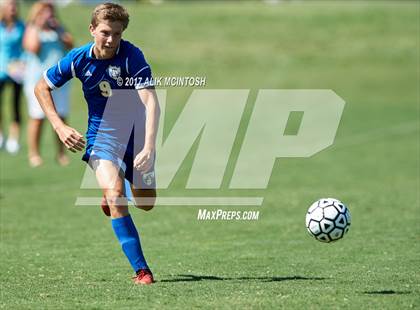 Thumbnail 3 in Christ School vs. Cary Academy (Ravenscroft Soccer Invitational) photogallery.