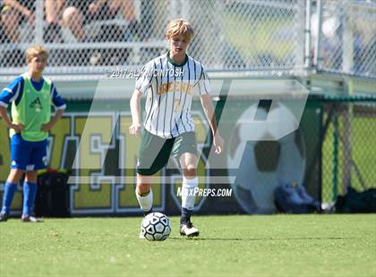 Thumbnail 3 in Christ School vs. Cary Academy (Ravenscroft Soccer Invitational) photogallery.