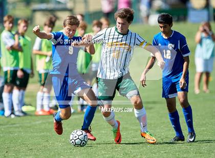 Thumbnail 1 in Christ School vs. Cary Academy (Ravenscroft Soccer Invitational) photogallery.