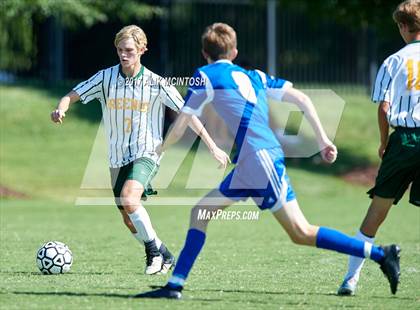 Thumbnail 1 in Christ School vs. Cary Academy (Ravenscroft Soccer Invitational) photogallery.