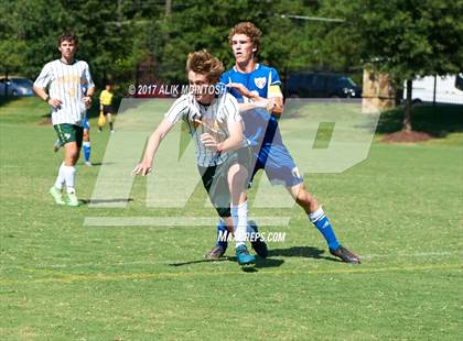 Thumbnail 3 in Christ School vs. Cary Academy (Ravenscroft Soccer Invitational) photogallery.