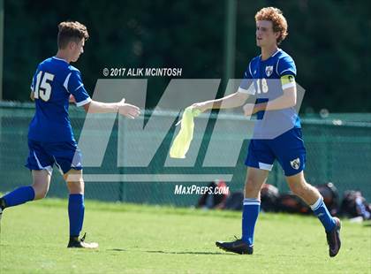 Thumbnail 2 in Christ School vs. Cary Academy (Ravenscroft Soccer Invitational) photogallery.