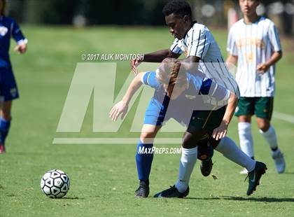 Thumbnail 1 in Christ School vs. Cary Academy (Ravenscroft Soccer Invitational) photogallery.