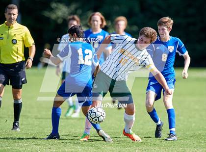 Thumbnail 3 in Christ School vs. Cary Academy (Ravenscroft Soccer Invitational) photogallery.