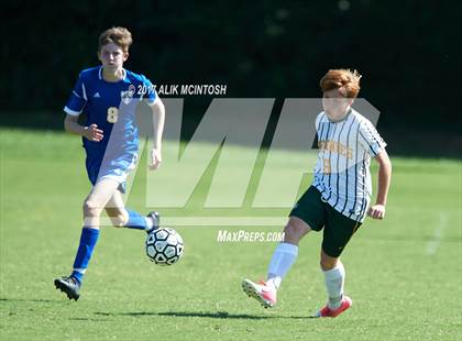 Thumbnail 3 in Christ School vs. Cary Academy (Ravenscroft Soccer Invitational) photogallery.