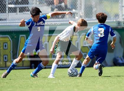 Thumbnail 1 in Christ School vs. Cary Academy (Ravenscroft Soccer Invitational) photogallery.