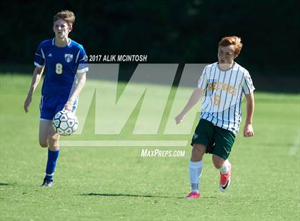 Thumbnail 1 in Christ School vs. Cary Academy (Ravenscroft Soccer Invitational) photogallery.
