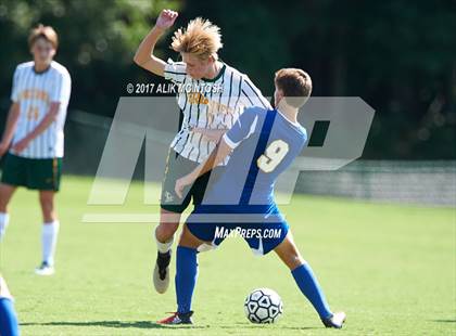 Thumbnail 2 in Christ School vs. Cary Academy (Ravenscroft Soccer Invitational) photogallery.