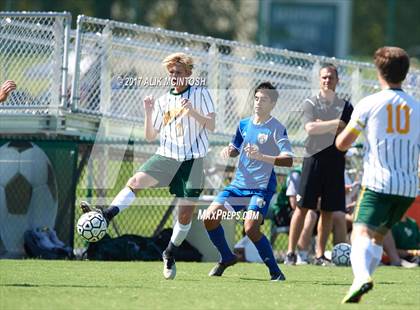 Thumbnail 2 in Christ School vs. Cary Academy (Ravenscroft Soccer Invitational) photogallery.